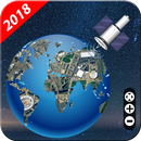 Leben Erde Karte 2018:Satellit Aussicht, GPS Track APK