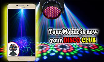 Disco Light: Flashlight Color  الملصق
