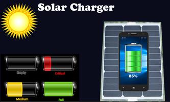 Chargeur de batterie solaire pour mobile Affiche