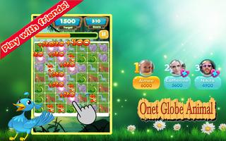 Onet Globe Animal ポスター