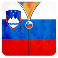 Slovenia Flag Zipper Lock