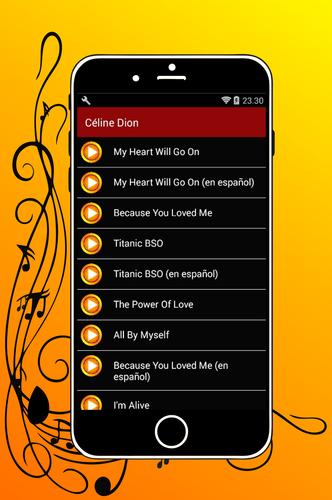 Download Music "Céline Dion" - My Heart Will Go On latest 1.0 Android APK