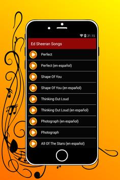 Songs Ed Sheeran Perfect Apk App تنزيل مجاني لأجهزة Android