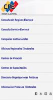 Concejo Nacional Electoral CNE capture d'écran 1