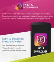 Video Downloader for Instagram Affiche