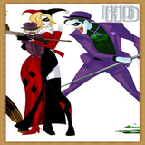 Icona The Best Harley Quinn And Joker Wallpaper