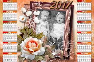 Calendar Photo Frames 2017 -  New Year स्क्रीनशॉट 1