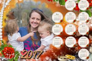 Calendar Photo Frames 2017 -  New Year captura de pantalla 2