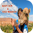 Keep calm and visit morocco Zeichen