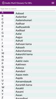 1 Schermata Audio Murli Glossary For BK