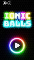 Poster Ionic Balls - Neon Glow Brick Breaker