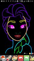 Draw Glow Frozen تصوير الشاشة 2