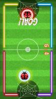 Air Hockey Soccer -Ladybug War скриншот 2