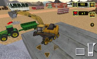 Concrete Excavator Tractor Sim poster