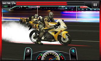 Drag Race : Heavy Bike Version اسکرین شاٹ 1