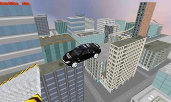 911 polícia carro roof salto Cartaz
