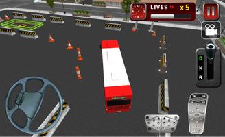 3D autobus parking simulateur capture d'écran 3