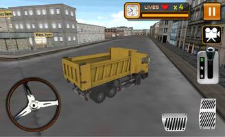 3D Construction Crane Driver poster