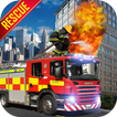 बचाव अग्निशामक सिम्युलेटर - आग ब्रिगेड खेल