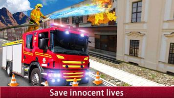 US City Rescue Fireman Simulator-Fire Brigade Game Ekran Görüntüsü 1