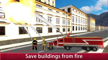 US City Rescue Fireman Simulator-Fire Brigade Game capture d'écran 3