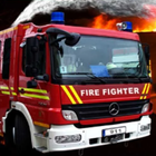 Feuerwehrmann-LKW Rettung Zeichen