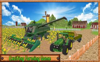 Farming Harvester Simulator 2017 Affiche