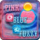 TSF NEXT Nova LAUNCHER FUZZY BLUE PINK THEME APK