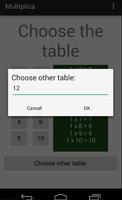 Multiplication tables اسکرین شاٹ 1