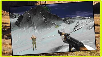 Commando Shooter Snow Zone War capture d'écran 2