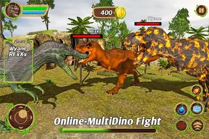 Dinosaur Online Simulator Games captura de pantalla 2