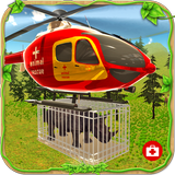 Helicóptero rescue animals sim icono