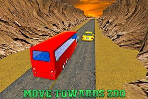 Coach Bus Sim: Zoo Driver ảnh chụp màn hình 1