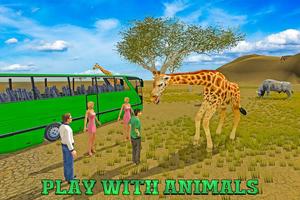 Coach Bus Sim: Zoo Driver screenshot 2