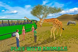 Coach Bus Sim: Zoo Driver ảnh chụp màn hình 2