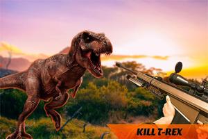 Jungle Dino Sniper Shooter capture d'écran 1