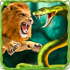 آیکون‌ Wild Lion vs Angry Anaconda