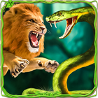 Wild Lion vs Angry Anaconda أيقونة