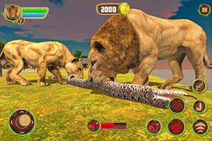 Wild Lion vs Angry Anaconda capture d'écran 2