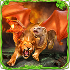 Chimera Lion Dragon City Rampage icône