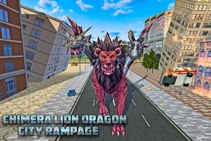 Chimera Lion Dragon City Rampage captura de pantalla 3