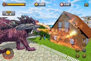 Chimera Lion Dragon City Rampage تصوير الشاشة 1