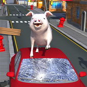 Crazy Piggies 3d Simulator icon