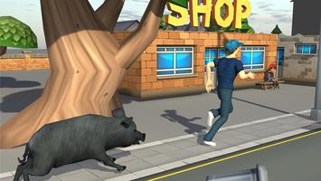 Crazy Piggies 3d Simulator capture d'écran 2