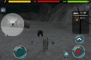 Wolf Quest Simulator game Affiche