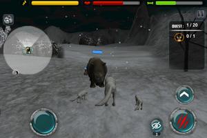Wolf Quest Simulator game تصوير الشاشة 1