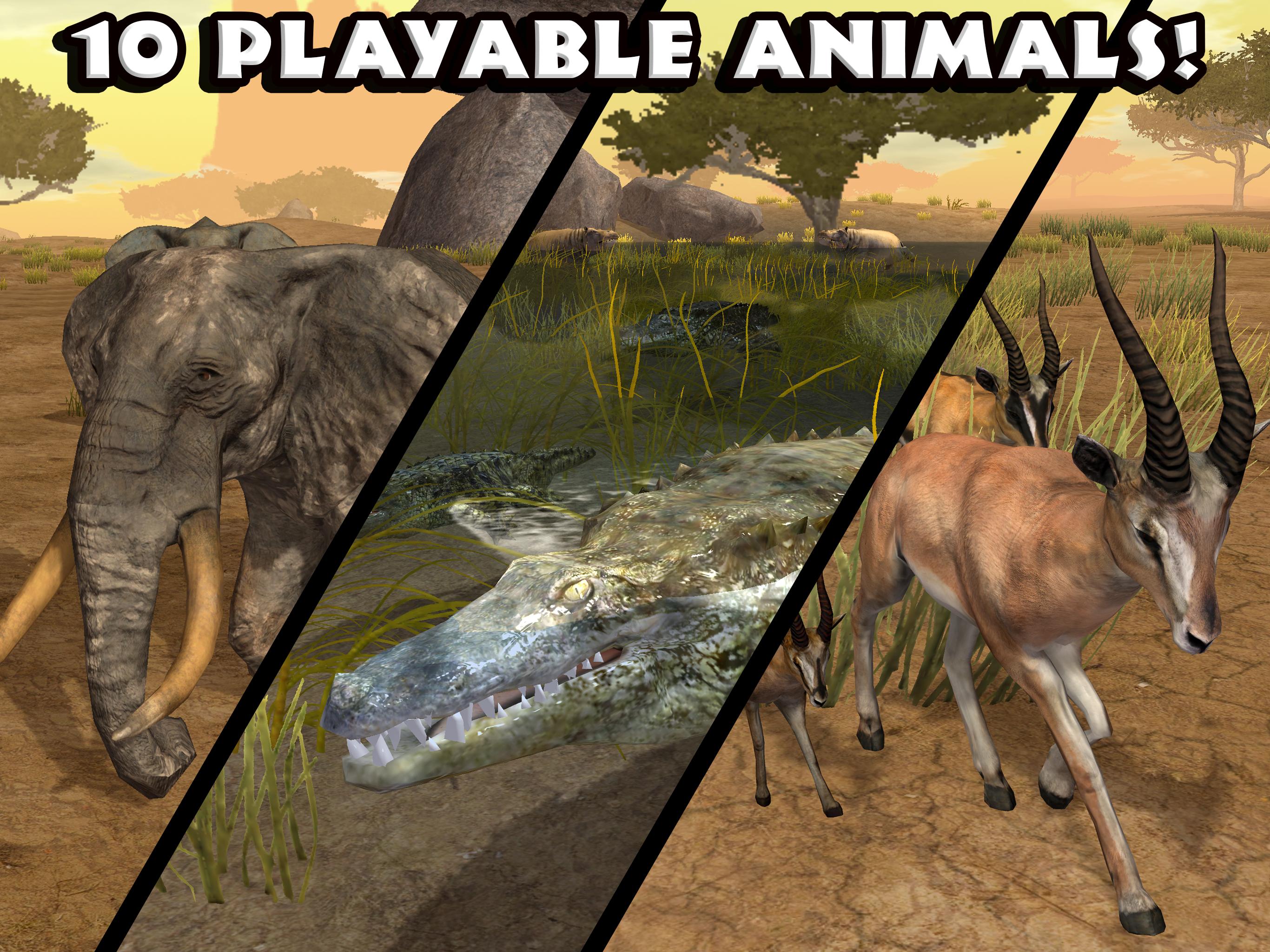 Wild animals play. Ultimate симулятор животных. Симулятор саванны. Ultimate Savanna Simulator слон 2. Ultimate Savanna Simulator слон.