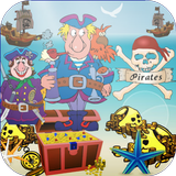 Escape the pirates - for kids icône
