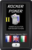 Rocker Poker Calculator II Free Affiche