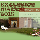 Extension maison bois-icoon